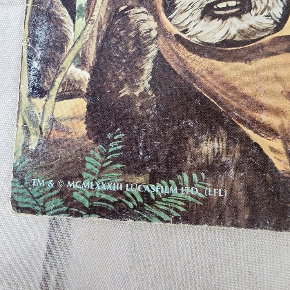 1983 Star Wars  Return of the Jedi The Ewoks Join The Fight Softcover Book - Picture 5 of 13